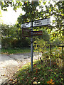 TM3764 : Roadsign on Carlton Road by Geographer