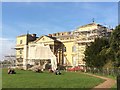 Croome Court under scaffolding