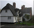 Great Gransden: the corner of Sand Road and Mill Road