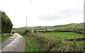 Farm house and buildings overlooking the Moneycarragh River