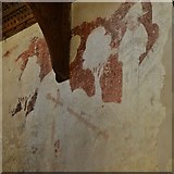 TM1058 : Earl Stonham: St. Mary's Church: Wall painting in the south transept (complete) by Michael Garlick
