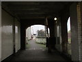 TA0932 : Pedestrian passage, Sutton Road Bridge by Jonathan Thacker
