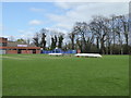 Cricket pitch at Wilmslow Cricket Club