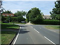 Road junction on School Lane, Husborne Crawley 