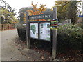 Christchurch Park sign