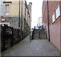 Steps up to Crane Street and Commercial Street, Pontypool