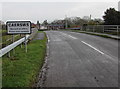 Western boundary of Caersws