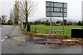 Western end of Manthrig Lane, Caersws