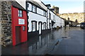 The smallest house in Britain by the Conwy town walls