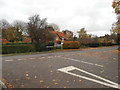 Guileshill Lane at the junction of Ockham Road North