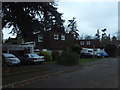 Modern houses on Oakcroft Close, West Byfleet