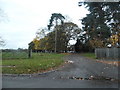 Private road to houses, Pyrford