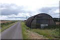 HY4509 : Nissen Hut above Kirkwall by Richard Webb