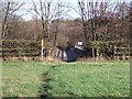 SK4721 : Footpath to Long Whatton approaching its bridge over the M1 by Ian Calderwood