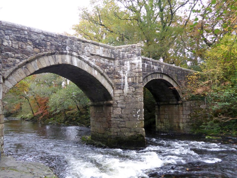 New Bridge over the River Dart © David Smith :: Geograph Britain and ...