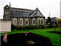 SO0391 : West side of Caersws Presbyterian Church by Jaggery