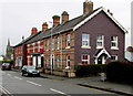 Row of houses, Main Street, Caersws