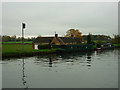 Mooring, south of Fretherne Bridge