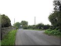 The Hillhead Road junction on the Begny Hill Road