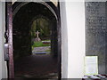 SN1001 : St Lawrence Church Gumfreston - ancient porch by welshbabe