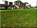 Bungalows at the eastern edge of Shifnal