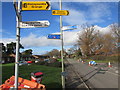 Directions and distances signs, Shifnal