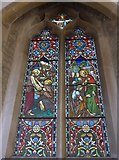 SP5822 : St Edburg, Bicester: stained glass window (IV) by Basher Eyre