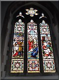 SP5822 : St Edburg, Bicester: stained glass window (VI) by Basher Eyre