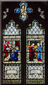 SK6754 : Stained glass window, St Michael's church, Halam by Julian P Guffogg