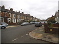 Goldsmith Road at the corner of Hartland Road