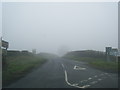 Lane junction with the B6309 near Hindley