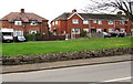 Houses at the southern end of Newport Crescent, Shifnal