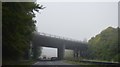 A36 bridge in fog