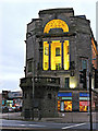 The Mercat Building and Mercat Cross