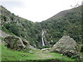 SH6670 : Aber Falls (Rhaeadr-fawr) by Peter S