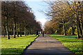 Footpath beside Walton Hall Avenue, Liverpool