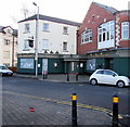 Derelict  former Church House pub, Stow Hill, Newport