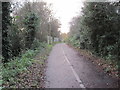 Whitchurch to Oswestry railway trackbed