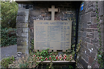 SS7249 : War Memorial in Lynmouth by Ian S