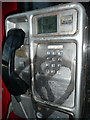 Telephone in red telephone kiosk, Rochdale Road, Greetland