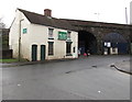 SJ7507 : Jade House and railway arches, Shifnal by Jaggery