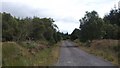 ND1751 : Forest road, Achkeepster Moss by Richard Webb