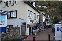 SS7249 : Shops off Riverside Road, Lynmouth by Ian S