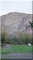 Former limestone quarry behind Uphill village