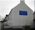 Religious message on the gable end of Crossgar Gospel Hall