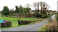 Entering Crossgar near the main entrance gate to Crossgar Golf Club