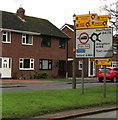 Innage Road directions signs, Shifnal