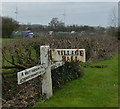 Fingerpost along the Main Road, Crick