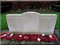 Shifnal War Memorial and poppy wreaths