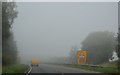 A303, westbound in fog